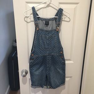 Gap Polka Dot Overalls (Denim)